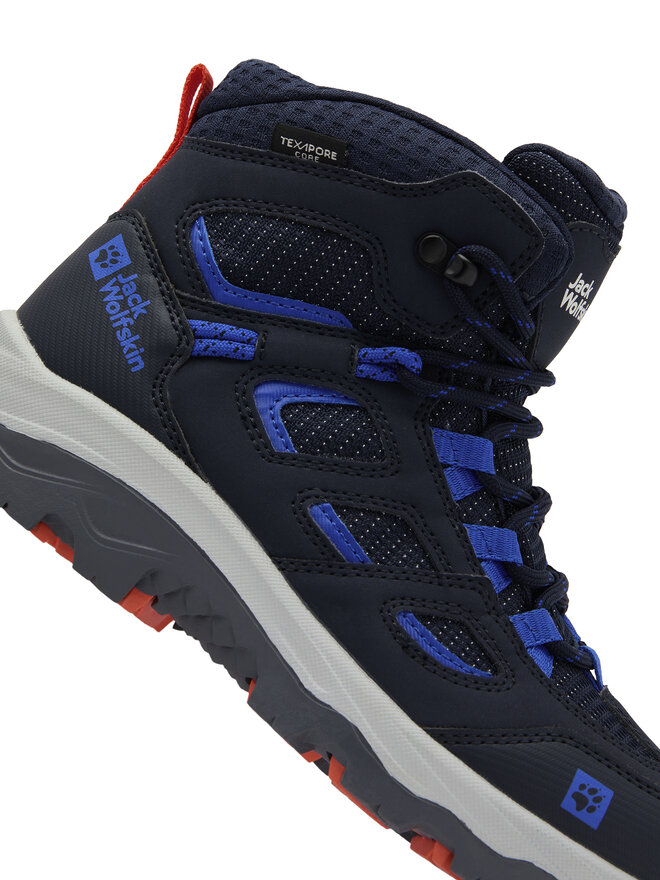 Jack Wolfskin Bakancs Jack Wolfskin Vojo Texapore Mid K 4042181 Sötétkék