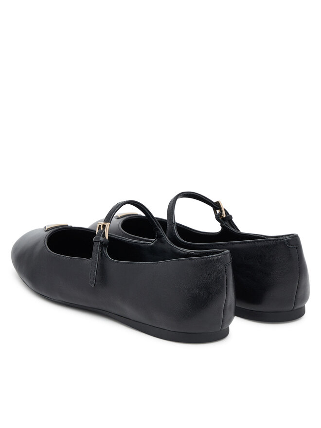Guess Baleriny Guess FLTKLD LEA02 Czarny