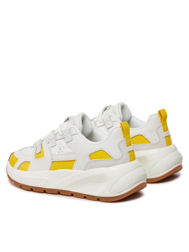 Sneakers Tommy Hilfiger Th Premium Runner Mix FW0FW07651 Weiß | eschuhe.de