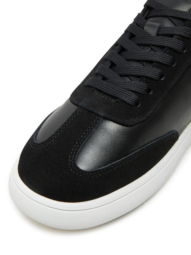Calvin Klein Superge Calvin Klein Cupsole Lace Up - Lth Sue Mix HW0HW02435 Črna