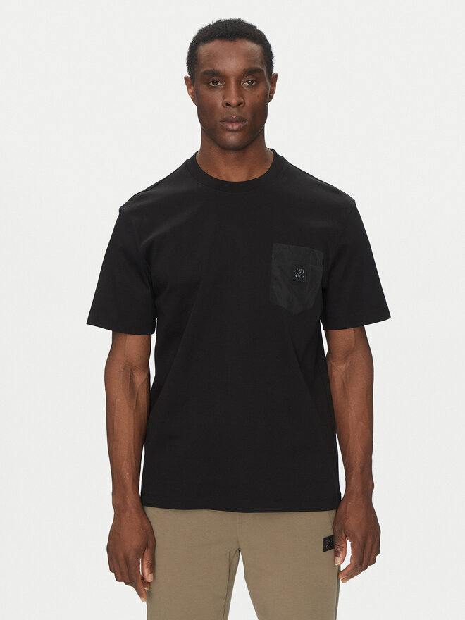HUGO HUGO T-Shirt Dombiro 50536347 Μαύρο Relaxed Fit