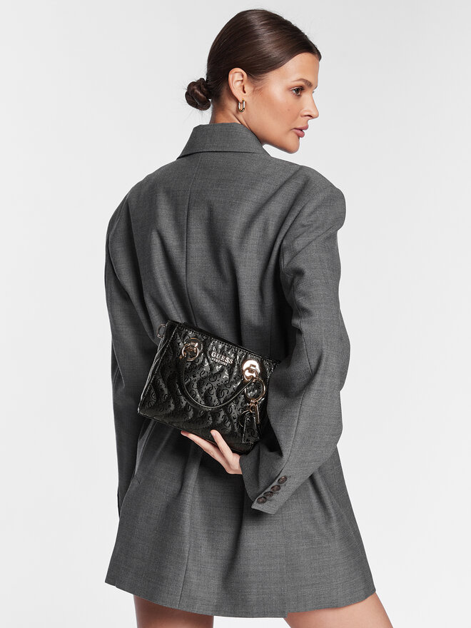 Guess Handtasche Guess Sasky (GG) Mini Bags HWGG86 92750 Schwarz