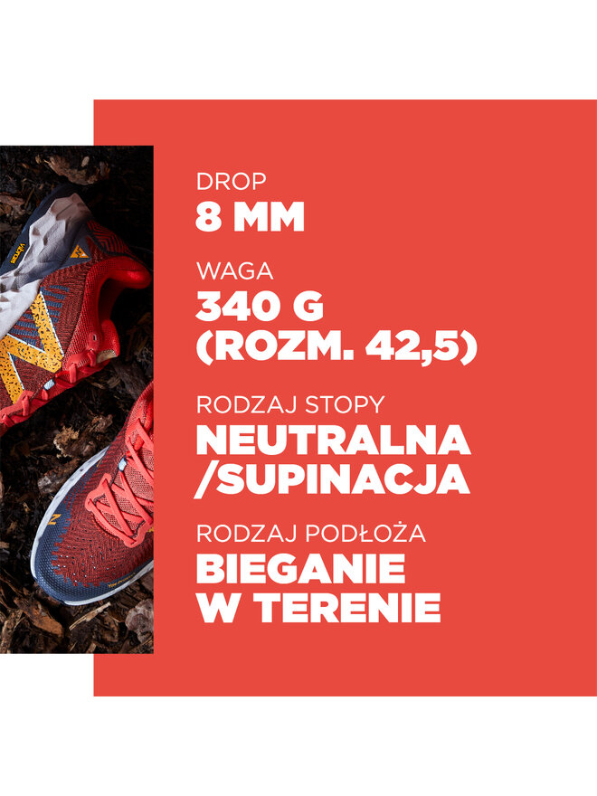 New Balance Tekaški čevlji New Balance Fresh Foam Hierro v6 All Terrain MTHIERO6 Rdeča
