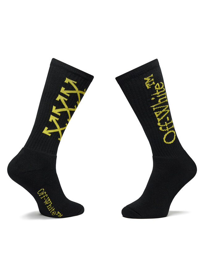 Off-White Κάλτσες Ψηλές Ανδρικές Off-White OMRA075S23KNI0011018 Μαύρο