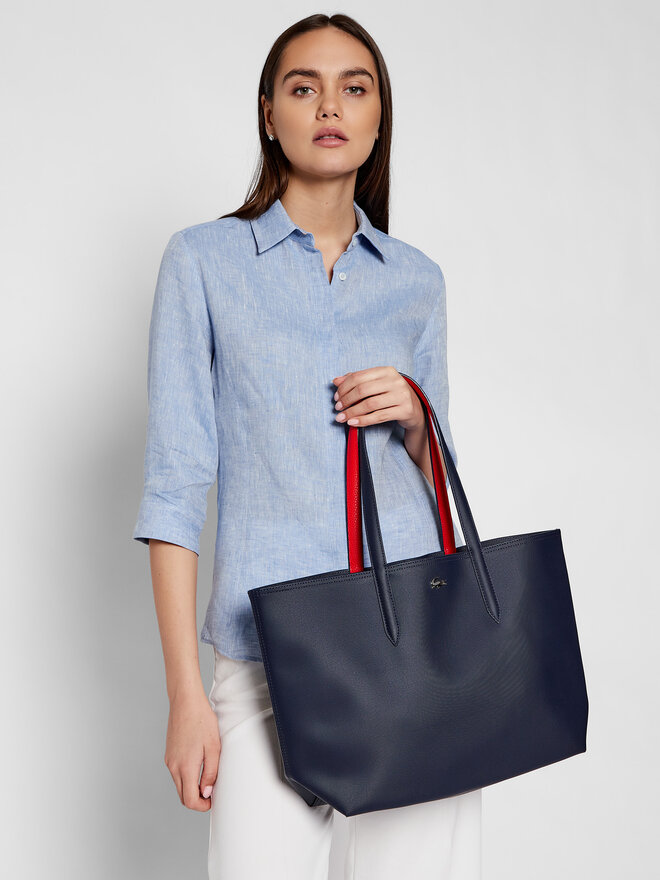 Lacoste Ročna torba Lacoste Shopping Bag NF2142AA Rdeča