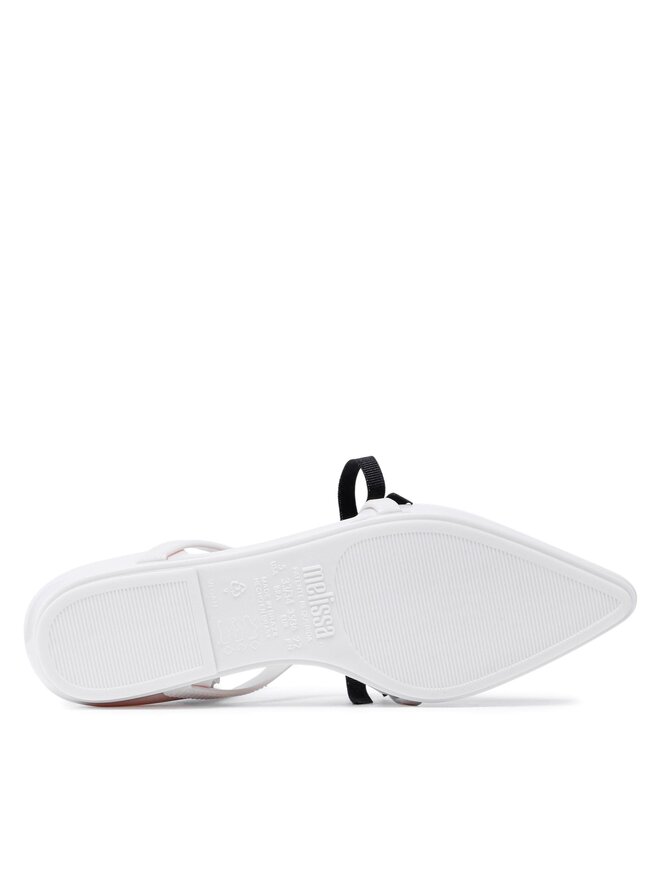 Melissa Ballerinas Melissa Pointy Stripe Jason 33435 Weiß