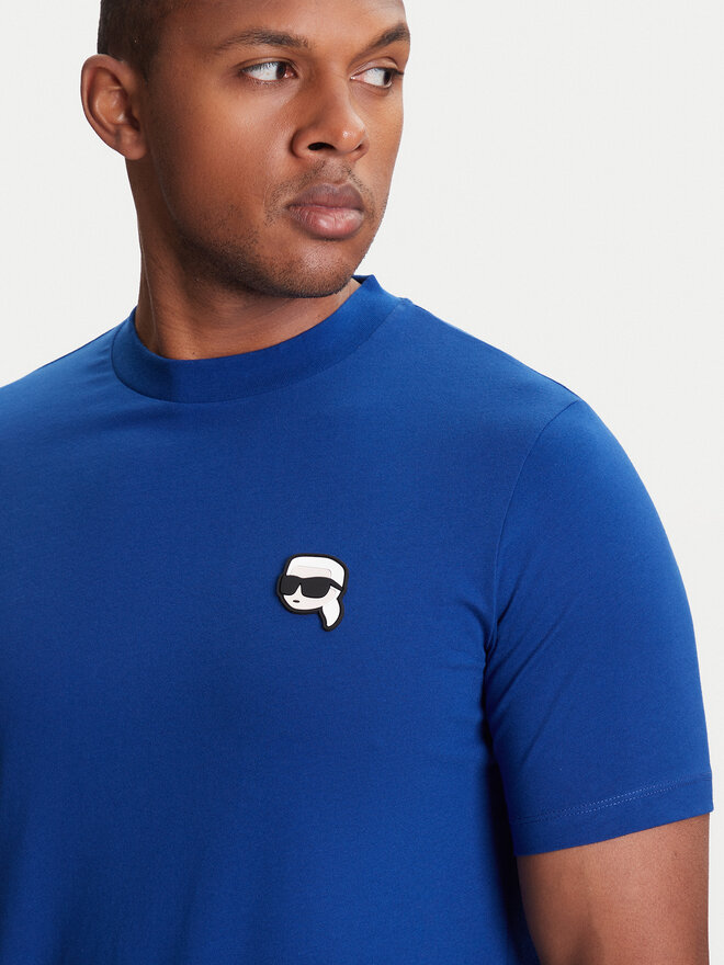 KARL LAGERFELD KARL LAGERFELD T-Shirt 755710 553224 Blau Slim Fit