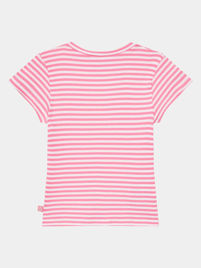 United Colors Of Benetton United Colors Of Benetton Camiseta 3W5BG10D4 Rosa Slim Fit
