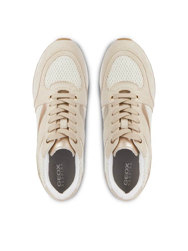Geox Sneakersy Geox D Zosma D368LA 0AS22 C5AH6 Beżowy