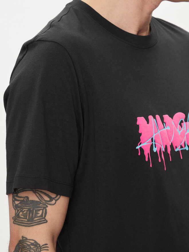 HUGO Hugo Marškinėliai Decation 50515282 Juoda Regular Fit