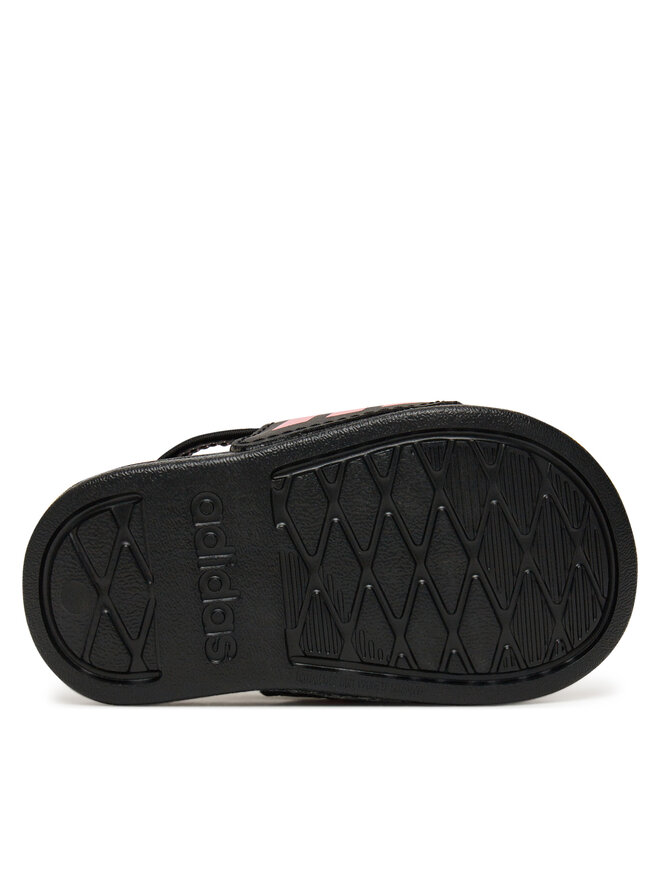 adidas Sandały adidas adilette Estrap JR5325 Czarny