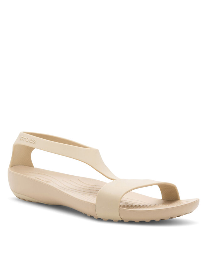 Crocs Sandały Crocs SERENA SANDAL 205469-212 Beżowy