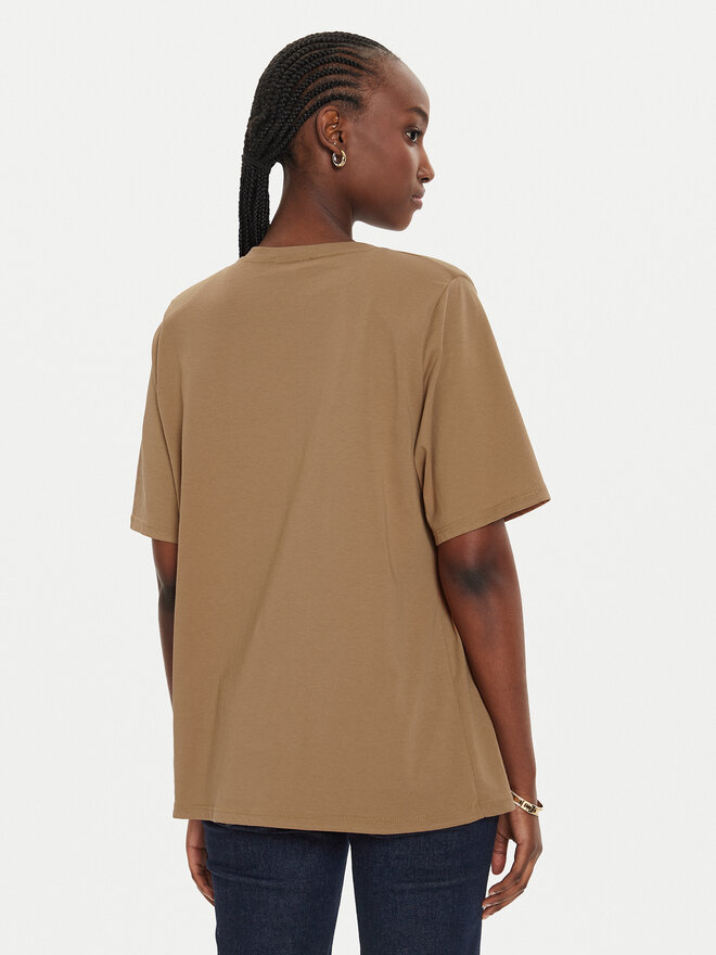 ViCOLO ViCOLO Camiseta UB0294 Marrón Regular Fit