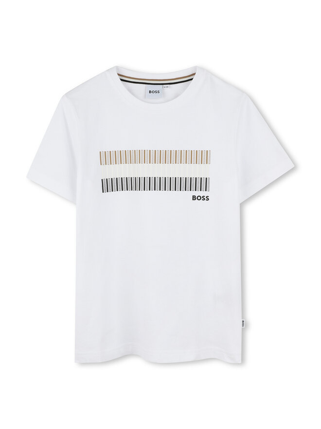 BOSS BOSS Camiseta J52035 S Blanco Slim Fit