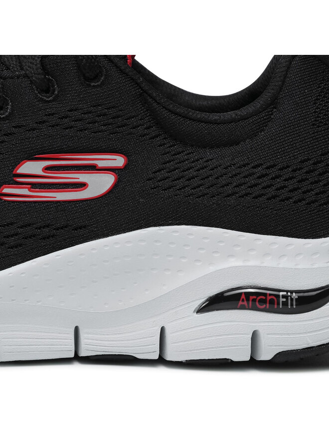 Skechers Sneakersy Skechers Arch Fit 232040/BKRD Czarny