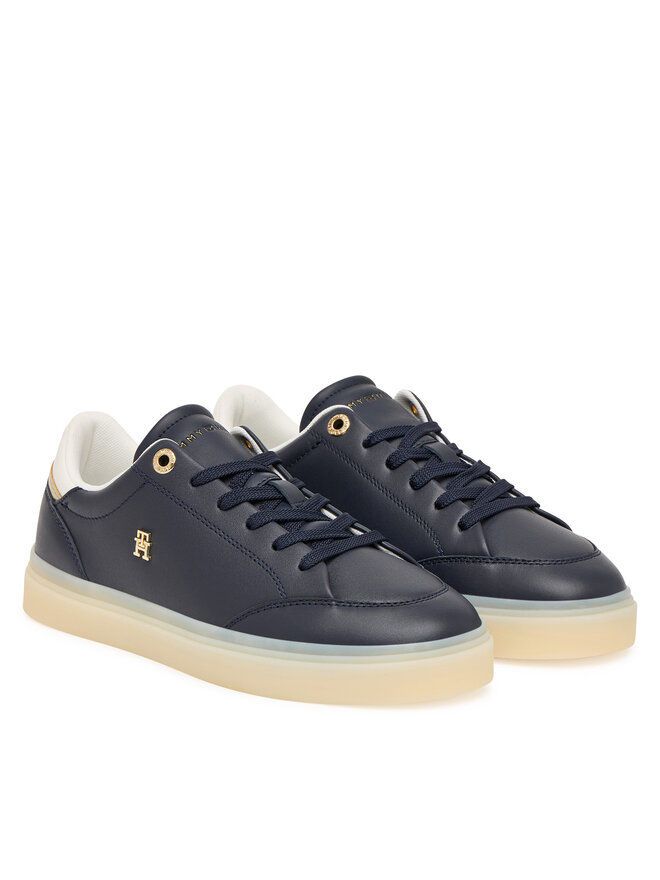 Tommy Hilfiger Sneakers Tommy Hilfiger Th Chic Sneaker Elevated FW0FW09400 Dunkelblau