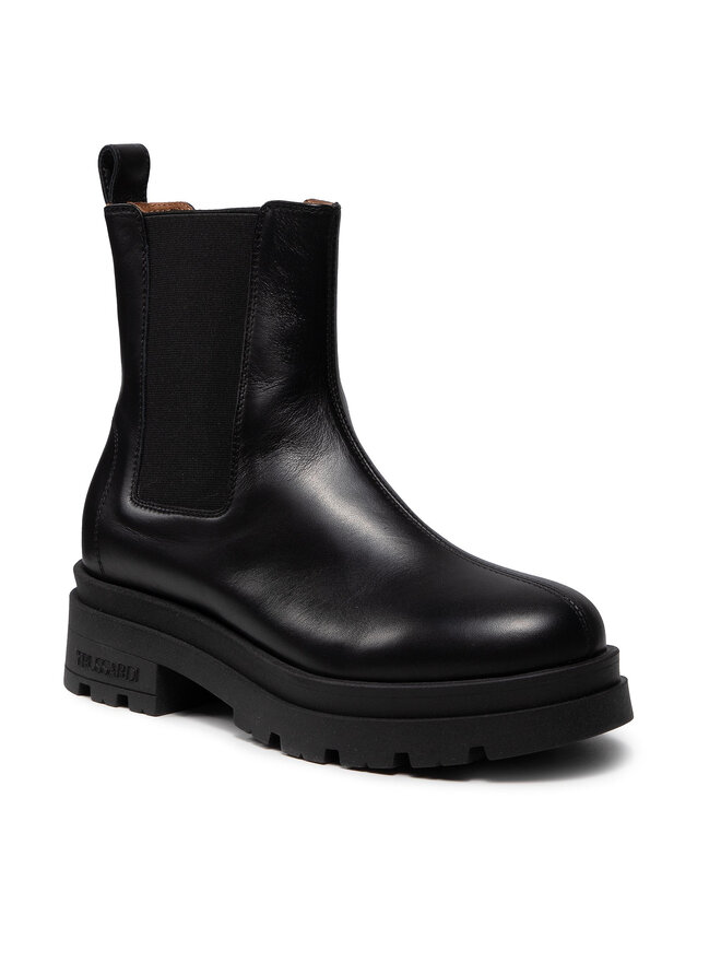 Trussardi Μποτάκια Trussardi 79A00721 Μαύρο