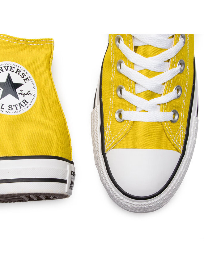 Sneakers Converse Ctas Hi 163353C Jaune chaussures