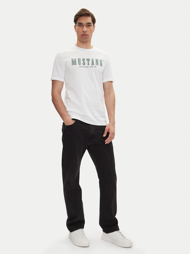 Mustang Mustang T-Shirt Austin 1016281 Weiß Regular Fit