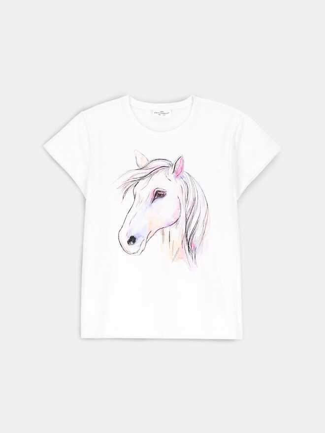 Coccodrillo Coccodrillo Camiseta ZC4143205VGA Blanco Regular Fit