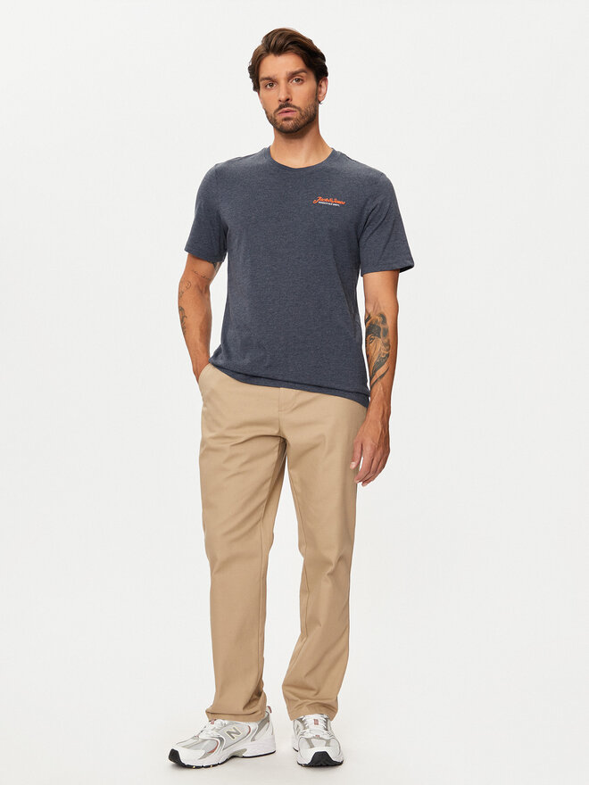 Jack&Jones Jack&Jones Majica Erik 12257603 Mornarsko modra Relaxed Fit