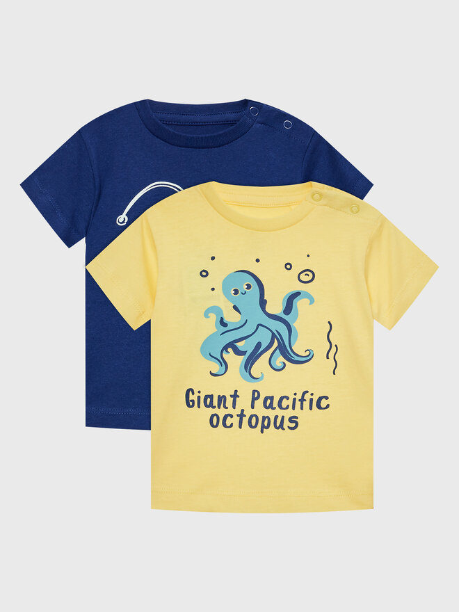 Zippy Zippy Σετ 2 T-Shirts ZBBAP0303 23016 Έγχρωμο Regular Fit