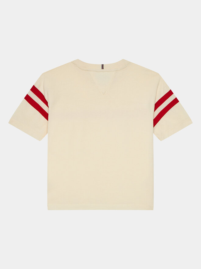 Tommy Hilfiger Tommy Hilfiger Marškinėliai Monotype Varsity KG0KG07717 D Smėlio Relaxed Fit