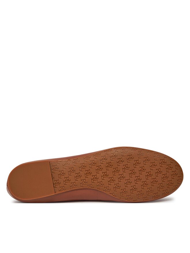 LAUREN RALPH LAUREN Baleriny Lauren Ralph Lauren 802940603002 Brązowy