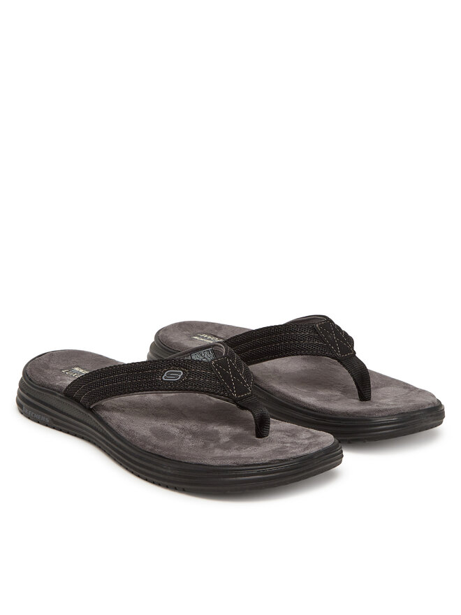 Skechers Zehentrenner Skechers Proven Sd-Baylis 204577/BLK Schwarz