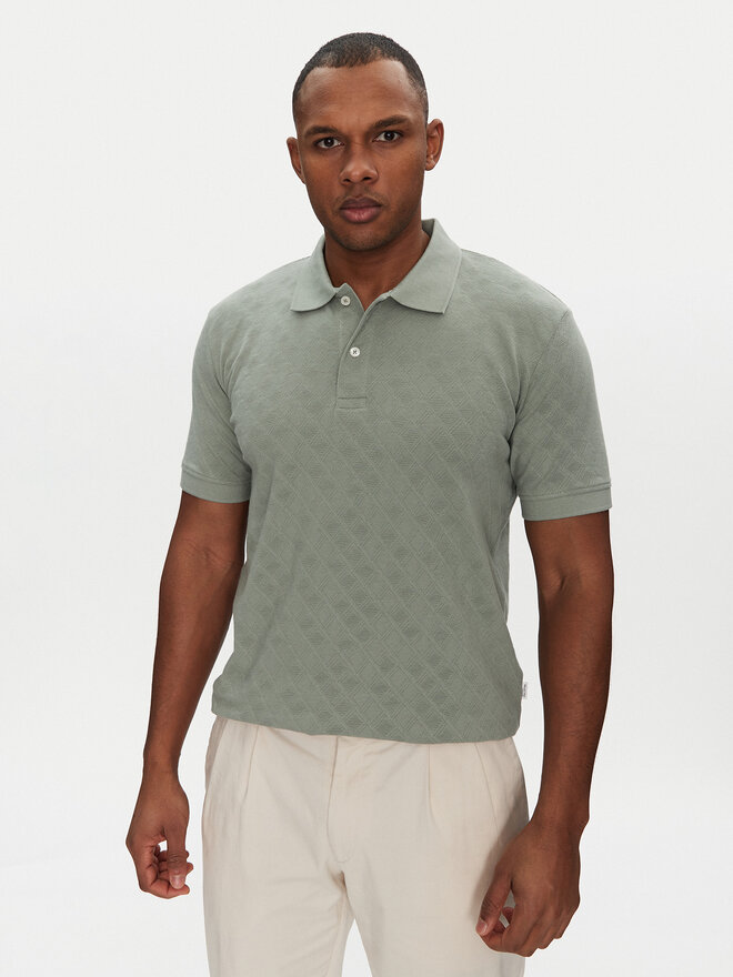 Selected Homme Selected Homme Polo Paul 16096767 Verde Regular Fit