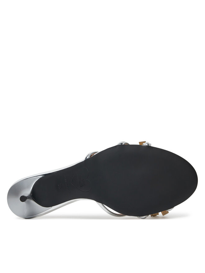 LOVE MOSCHINO Παντόφλες LOVE MOSCHINO JA28036G1MJE190A Ασημί