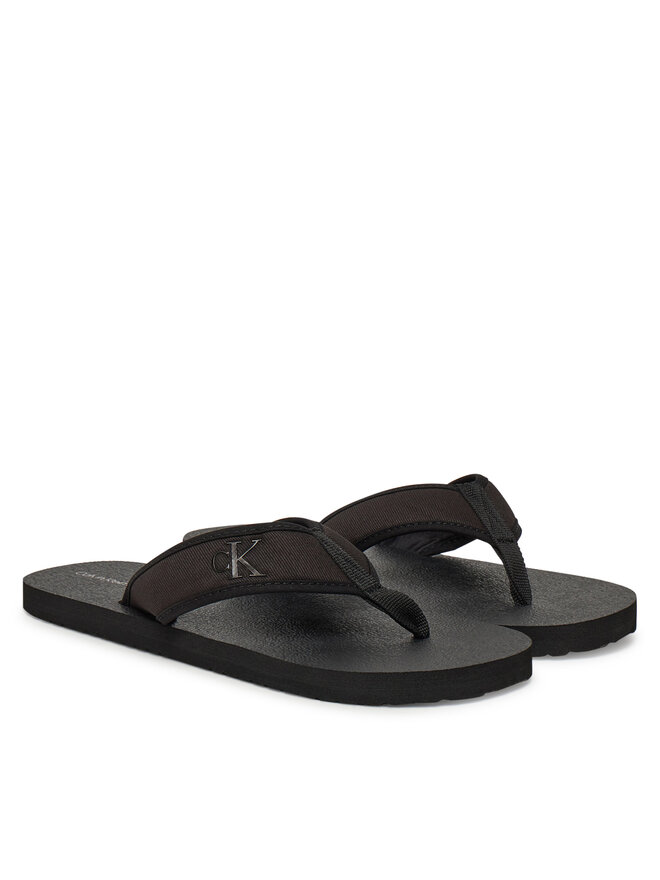 Calvin Klein Jeans Japonki Calvin Klein Jeans Thong+ Cv YM0YM01235 Czarny