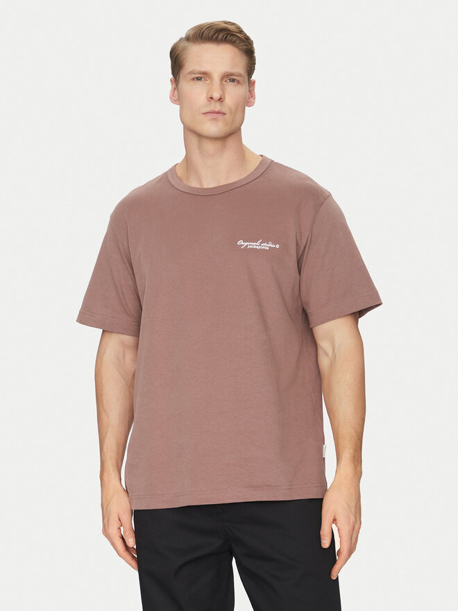 Jack&Jones Jack&Jones Marškinėliai Boston 12272968 Ruda Relaxed Fit