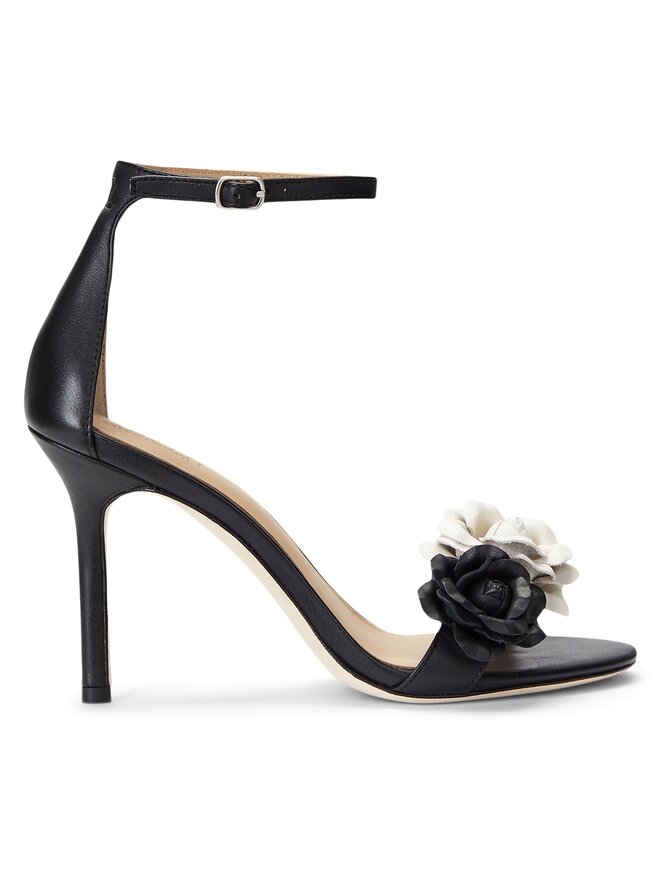 LAUREN RALPH LAUREN Sandále Lauren Ralph Lauren Allie Flower 802935571001 Čierna