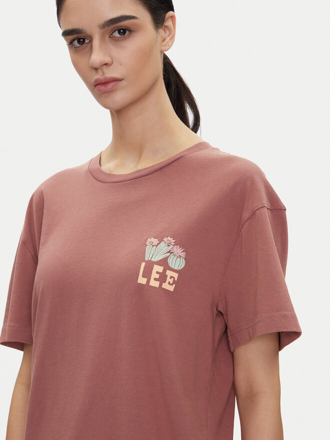 Lee Lee T-Shirt Vintage 112363834 Rosa Relaxed Fit