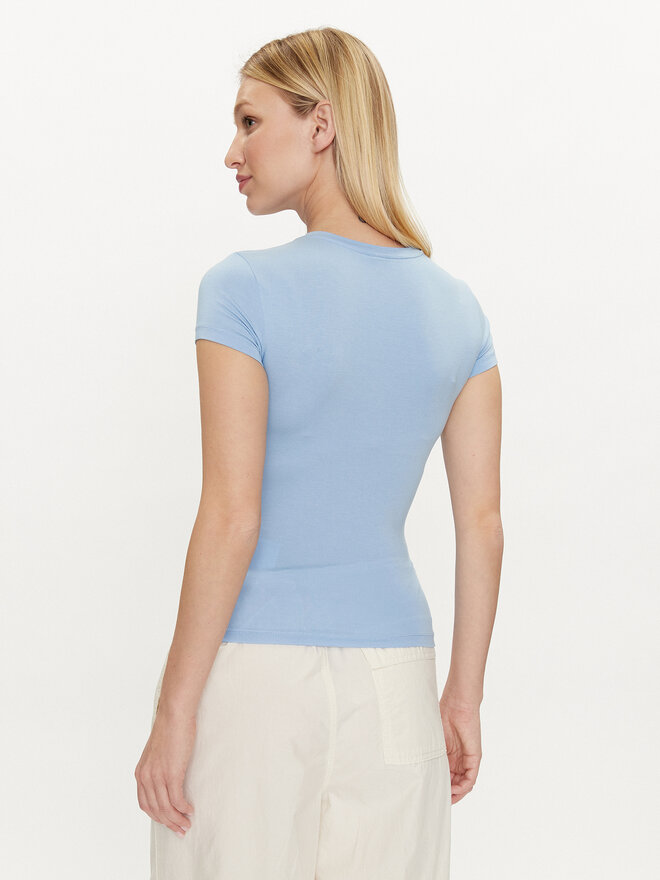 Gina Tricot Gina Tricot Camiseta 21287 Celeste Slim Fit