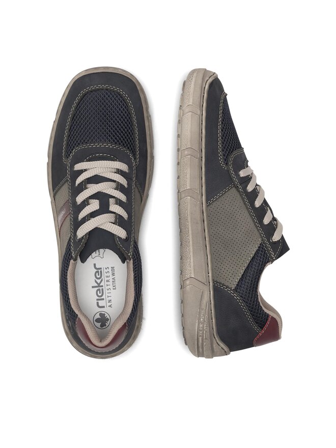 Rieker Sneakersy Rieker 04002-14 Tmavomodrá
