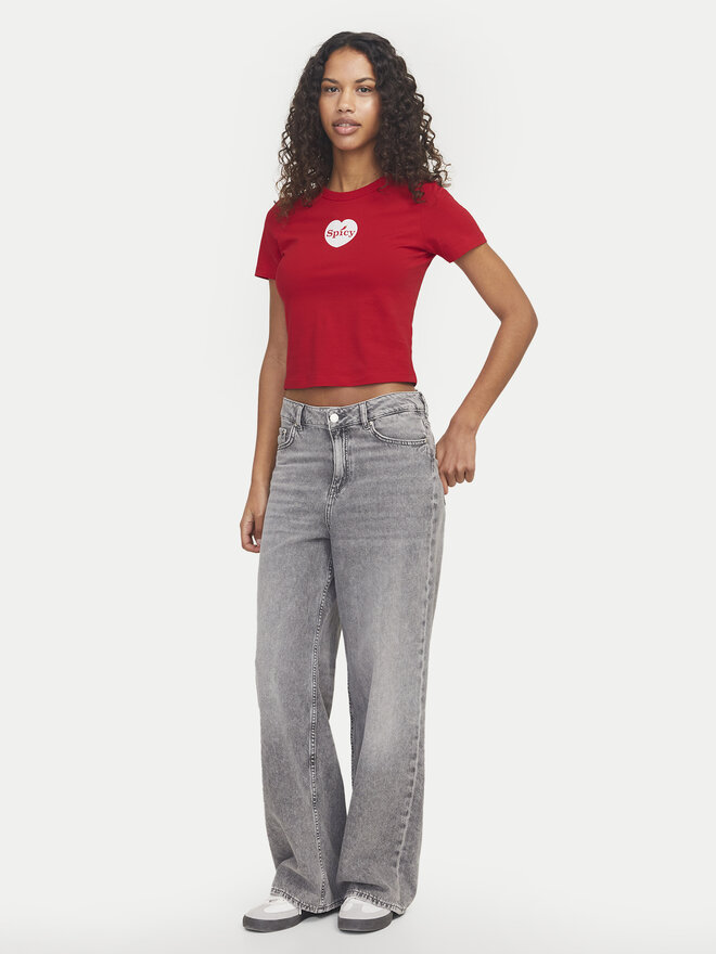 JJXX JJXX Póló Gigi 12277657 Piros Stretch Fit