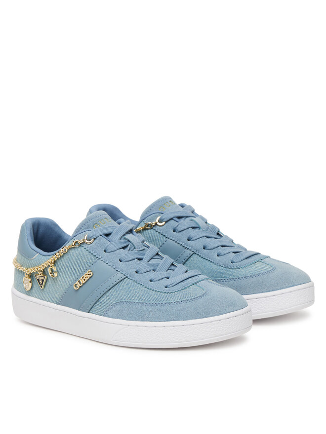 Guess Sneakersy Guess FLTN2K DEN12 Niebieski