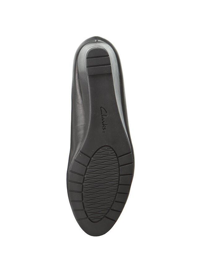 Clarks vendra bloom black leather shop