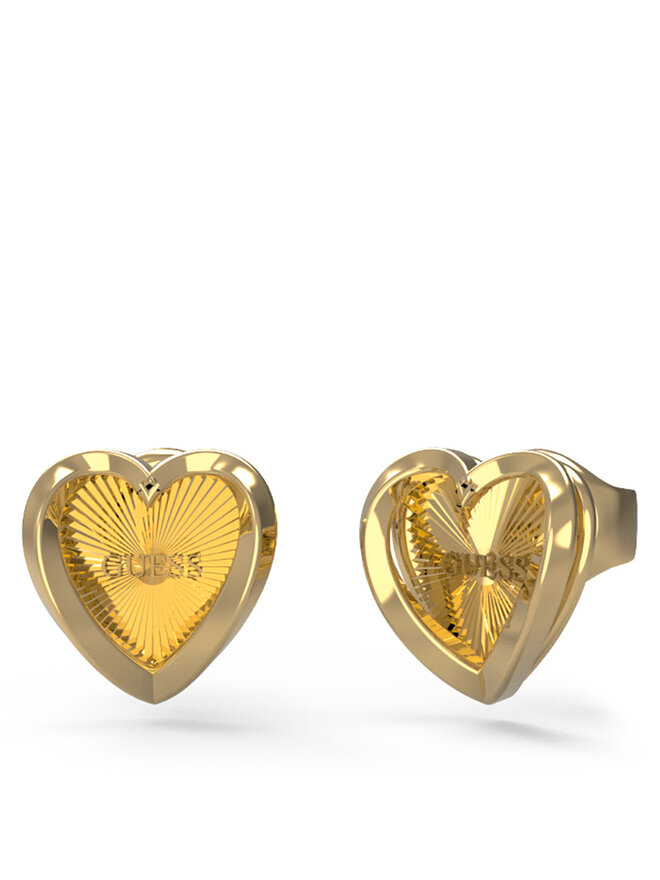 Guess Σκουλαρίκια Guess JUBE04 612JW Χρυσό