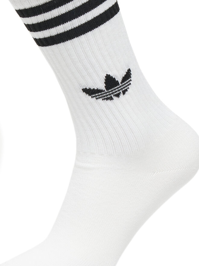 adidas Sada 3 párů vysokých ponožek unisex adidas 3-Stripes High JV7418 Barevná