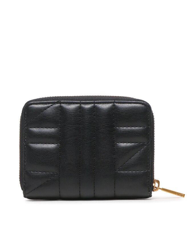 Liu Jo Голям дамски портфейл Liu Jo Ecs M Zip Around AF3128 E0426 Черен