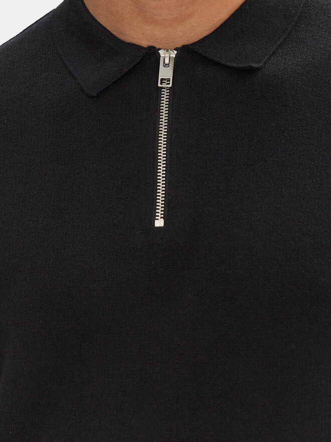 Jack&Jones Jack&Jones Polo Troy 12269617 Μαύρο Relaxed Fit