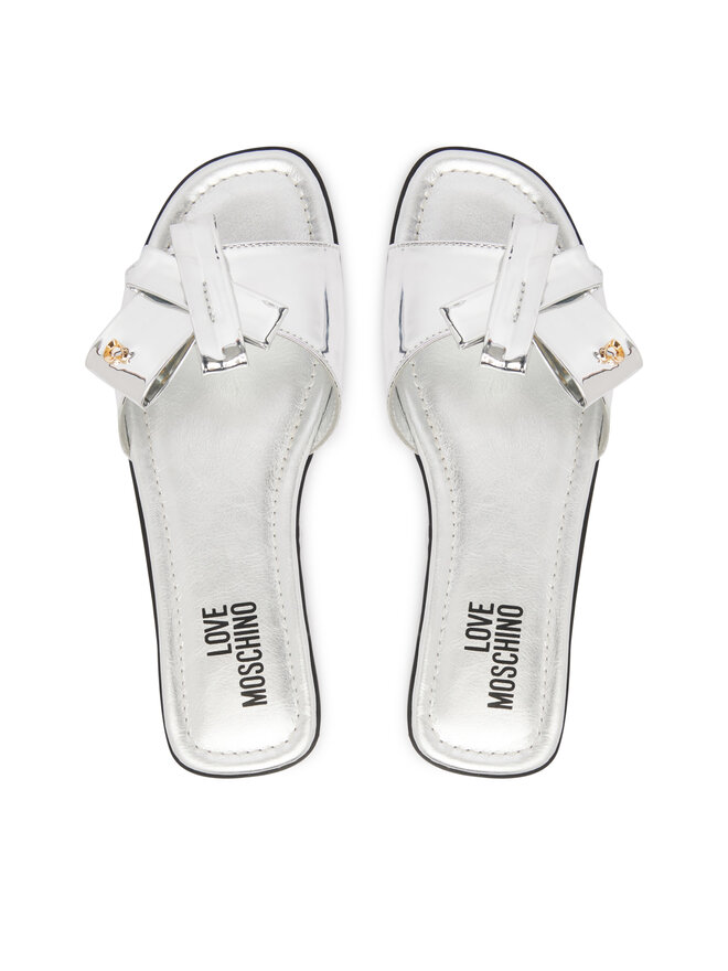 LOVE MOSCHINO Шльопанці LOVE MOSCHINO JA28142G0OJE090B Срібний