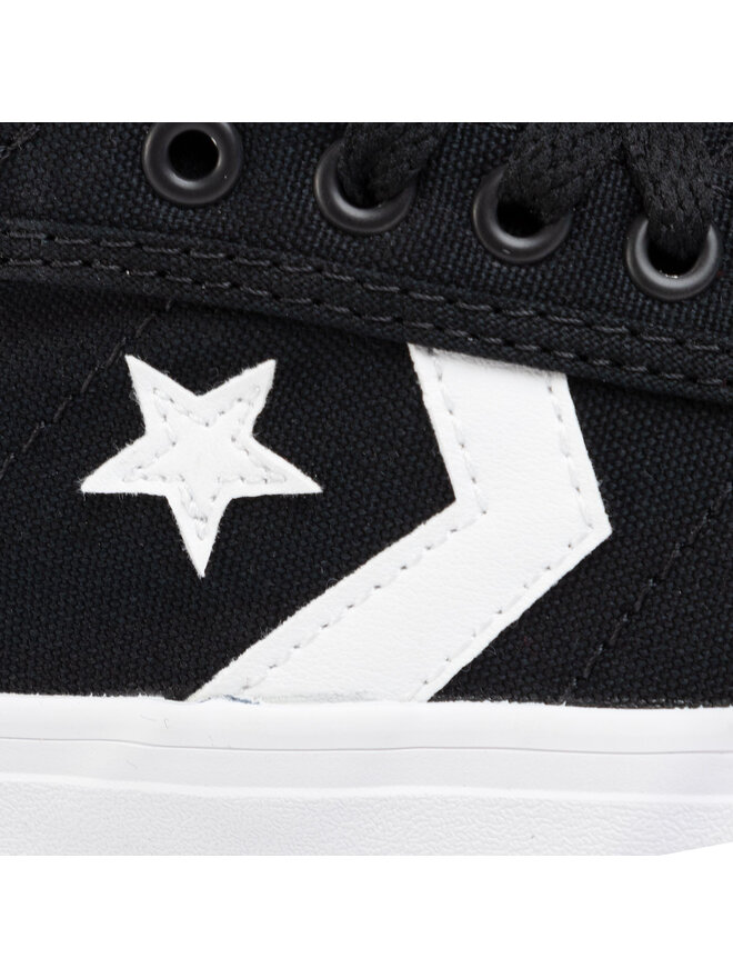 Converse Sneakers aus Stoff Converse Courtlandt Ox 161603C Schwarz