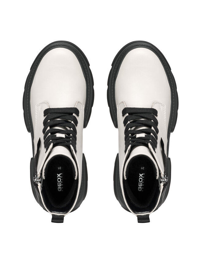 Geox Ботуши Geox J Junette Girl J36HVG 000BC C1M9B S Екрю