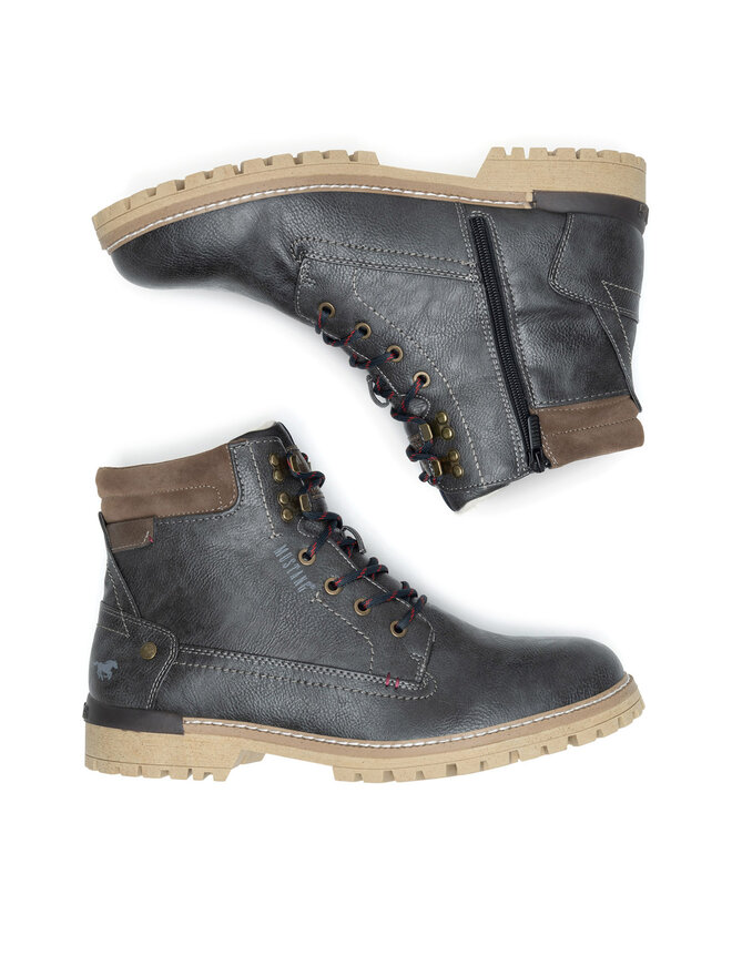 Mustang Botines planos Mustang 4142-602 Gris