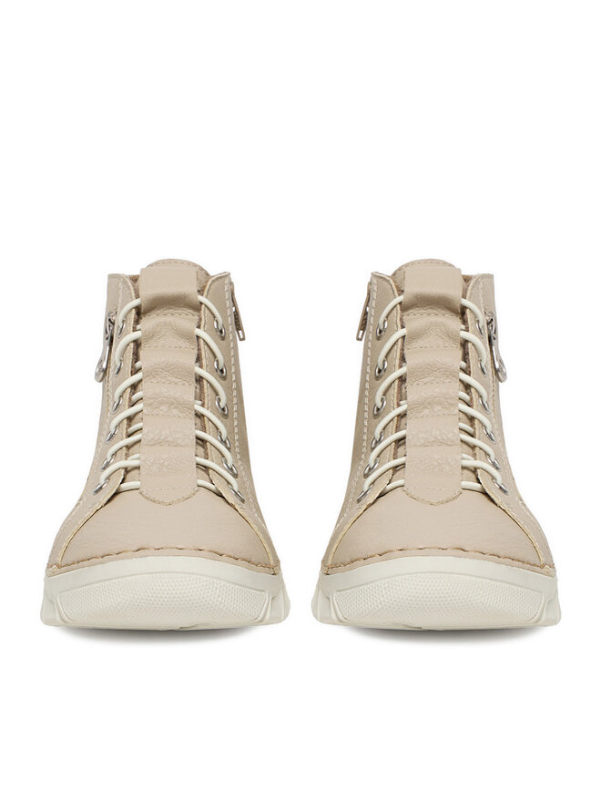 Rieker Schnürschuhe Rieker 55048-60 Beige