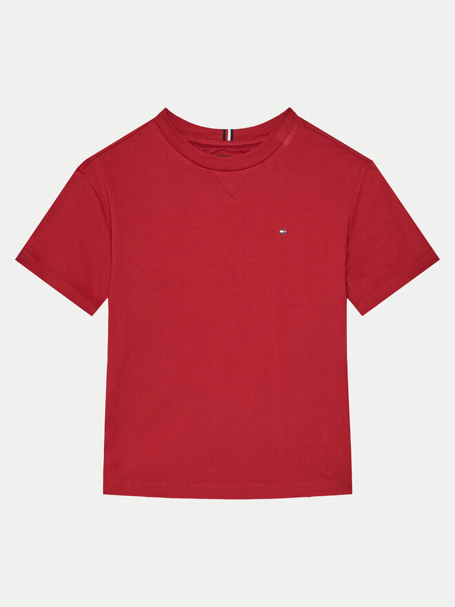 Tommy Hilfiger Tommy Hilfiger Marškinėliai KB0KB09601 S Raudona Regular Fit